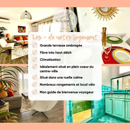 Apartment Arc En Ciel - Coeur De - Chic - 2ch - Clim Hyeres